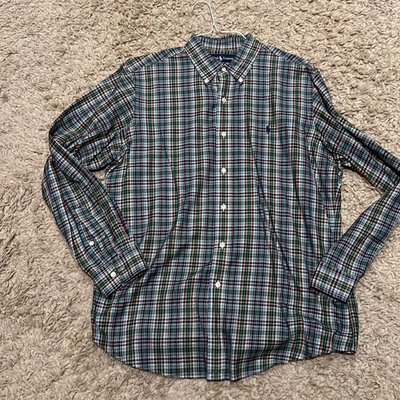 Ralph Lauren Other - Polo Ralph Lauren Custom Fit LS Men’s Button Down Plaid Shirt Large